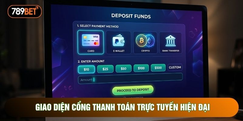 Giao diện cổng thanh toán trực tuyến hiện đại Giao diện cổng thanh toán trực tuyến hiện đại